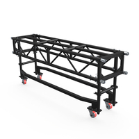 Topfinger 2024 Vente chaude Treillis de toit en aluminium pré-assemblés, système de plaque de treillis à boulons, système de fixation à tige, treillis de levage LED Disney pour l'éclairage