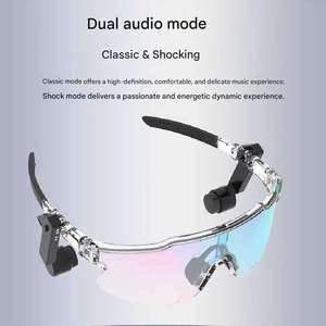Gafas Inteligentes con IA GT13 para Traducción, Conducción Ósea, Ciclismo, Modo de Audio Dual, Resistencia al Agua IPX5, Carga Tipo-C, Micrófono Dual - Product Image 4