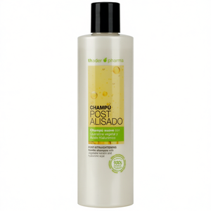 Shampooing Liquide Post-Lissage Thader Pharma avec Kératine Végétale et Acide Hyaluronique 100% Naturel Vegan - Product Image 2