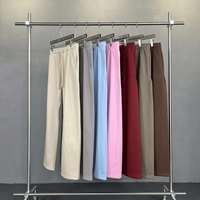 Ensemble de sweats à capuche pour hommes 2025 – Collection automne transfrontalière polyvalente, basique, en coton pur 430G, coupe ample, couleur unie, personnalisable
