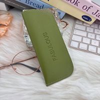 Pochette souple en cuir Pu pour lunettes/sac à lunettes de soleil étui à lunettes de soleil pochette souple pour lunettes Pu