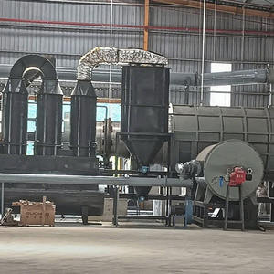 Máquina de pirólisis de biomasa de modelo mediano, horno de carbonización con trituradora de carbón - Product Image 1