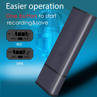 Mini enregistreur vocal USB portable 8 Go avec dictaphone antibruit OTG compatible avec téléphone/PC