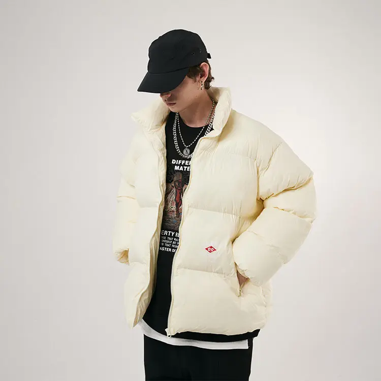 Зимняя Новая высококачественная толстая нейлоновая хлопковая куртка с высоким воротником пуховик теплое пальто