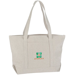 Gran venta 10 Oz. Bolsa de algodón ecológica, diseño de reposo, bordada, bolsas de compras de comestibles, carta larga de nuevo estilo - Product Image 2