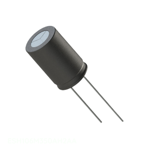Condensateur à traversée de circuit (TH) en aluminium, 10 µF, 20 %, 350 V, radial, référence ESH106M350AH2AA – Distributeur agréé - Product Image 1