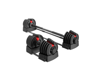 Ensemble d'haltères réglables CAPRIO 18/24/40 kg 3-en-1, design unique, haltères, barre de musculation, kettlebell - Product Image 3