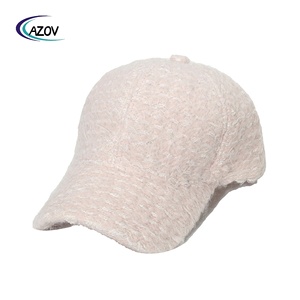 Mũ mùa đông Mũ Lưỡi Trai Xe tải nhỏ trông khuôn mặt của phụ nữ capcasual tất cả các trận đấu màu rắn sang trọng dệt kim đỉnh mũ thời trang BR - Product Image 5