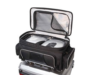 Free Sample BIKING Motor Bike Leather Saddle Bags Motorcycle Side Riding Travel Dry Side Bag <b>Backpack</b> for Motorcycle - Product Image 6