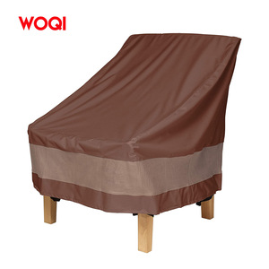 Funda para Silla de Patio Exterior Woqi, Tela Oxford 600D Impermeable, Color Café, Estilo Minimalista - Product Image 1