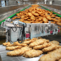 Machine de production industrielle Shepody pour la friture de crevettes tempura, de poisson, de viande, de gâteaux, de takoyaki surgelés et de nuggets de poulet