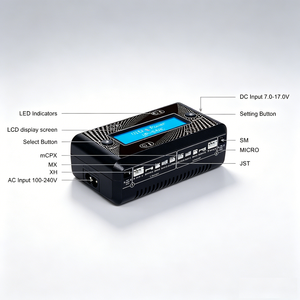 Cargador de Baterías N-UP-S4AC de Alta Potencia, 4 Canales, AC/DC, Balanceador, Amplio Rango de Voltaje, para Baterías Lipo LiHV de Drones RC - Product Image 6