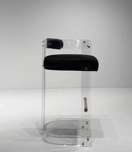 Nordique moderne clair acrylique <span class=keywords><strong>tabouret</strong></span> de <span class=keywords><strong>Bar</strong></span> chaise Transparent haut <span class=keywords><strong>tabouret</strong></span> de <span class=keywords><strong>Bar</strong></span> chaise de salle à manger cristal comptoir hauteur <span class=keywords><strong>tabouret</strong></span> de <span class=keywords><strong>Bar</strong></span> pour cuisine - Product Image 2