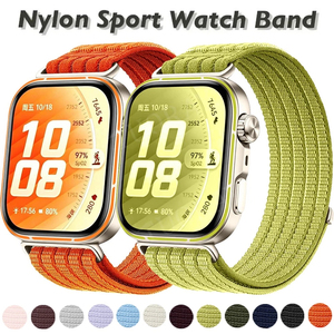 Nouveau bracelet de montre tressé en nylon souple et respirant Upro pour Huawei 5 Pro/5/4 Pro/4/3 – Bracelet de remplacement léger - Product Image 1