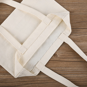 Vente en gros d'usine de sacs fourre-tout épais avec logo imprimé personnalisé sac fourre-tout par sublimation sac à provisions vierge en toile de coton et polyester - Product Image 3