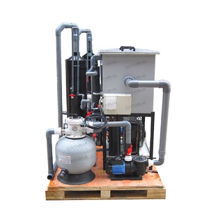 Système d'aquaculture intensif en <span class=keywords><strong>eau</strong></span> <span class=keywords><strong>de</strong></span> <span class=keywords><strong>mer</strong></span> pour ferme piscicole intérieure, système RAS, aquaculture en recirculation - Product Image 1