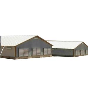 Conception moderne Structure économique en acier de type ouvert Poule de chair Poule pondeuse Poule de volaille Ferme de construction préfabriquée Hangar de construction - Product Image 2