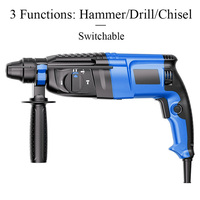 Perceuse à percussion rotative électrique industrielle 1800W, diamètre de perçage max. 26mm, couple 60,4 pi-lb, portable, AC 110-240V, garantie 3 ans