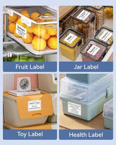 Mini-étiquettes autocollantes en papier thermique 40x30mm (1,58''x1,18'') blanches, imperméables et résistantes à la déchirure pour journal, notes et études - Product Image 6