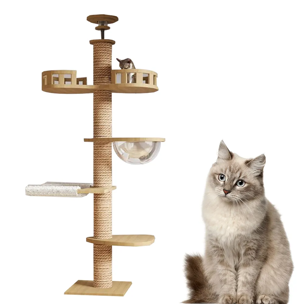 Rascador de árboles para gatos, torre, accesorios para gatos