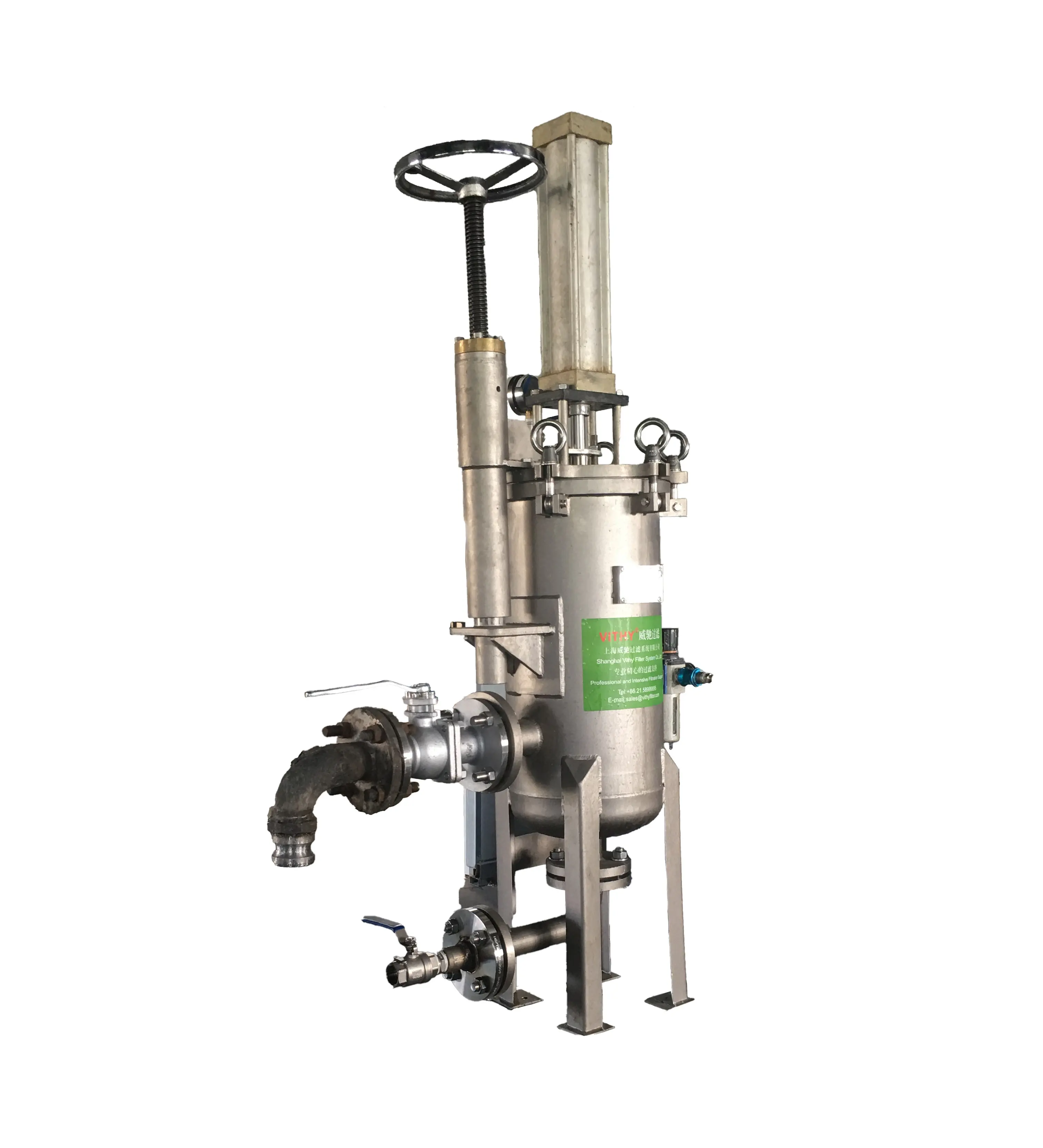 Water Treatment Machinery VAS-A Self-cleaning Pneumatic Scraper Filter for Continuous Filtration