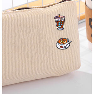 หมุดปักกาแฟทำมือรูปการ์ตูนเครื่องชงกาแฟแบบวินเทจอุปกรณ์เสริมสำหรับชงกาแฟ - Product Image 3