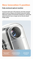 Veacine T6PLUS Produit intelligent Mini projecteur portable LED 1080P Support Home cinéma 230 ANSI Lumens 8G WiFi6 Mise au point