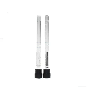 High Quality Medical Consumables Glass And Pet Black ESR Vacuum Blood Collection Tube