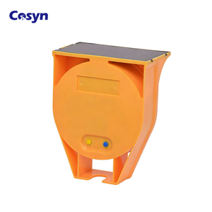 नए मॉडल एम्बर सौर ऊर्जा से चलने वाली चेतावनी सिग्नल लैंप, पीसी कवर के साथ लगी सड़क को बेलिंकिंग - Product Image 2