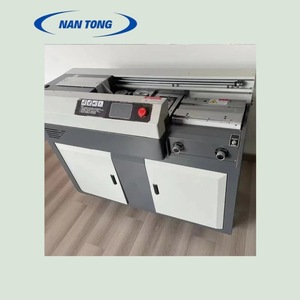 Máquina de encuadernación con pegamento Nantou, tamaño A4, eléctrica, con cinta lateral, para uso en oficina. - Product Image 2