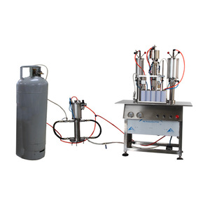 Filling Sealing Machine <b>Spray</b> Can Air Freshener Filler Aerosol Gas Filling and Sealing Machine for <b>Spray</b> Can - Product Image 2