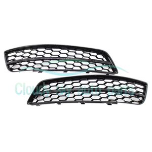 Accessoires de voiture de haute qualité, cadre de phare antibrouillard LED pour pare-chocs avant, grilles en nid d'abeille pour <span class=keywords><strong>A3</strong></span> 8P ABS noir argenté <span class=keywords><strong>2007</strong></span>-2012 - Product Image 4
