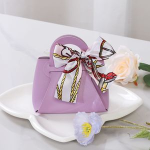 กระเป๋าถือหนัง PU ขนาดเล็ก 12*13*6 ซม. แบบพับได้ สำหรับใส่เครื่องสำอาง ของชำร่วยงานแต่งงาน ของขวัญปีใหม่จีน <span class=keywords><strong>วัน</strong></span>วาเลนไทน์ - Product Image 6
