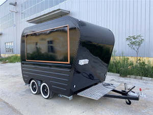 Catering Trailer Mobile Food Cart Big Display Selling Window with EU Sockets Kiosk Food Trailer - Product Image 5