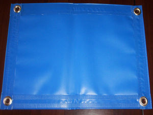 Bâche en PVC antidérapante 900GSM enduite de couteau, gaufrée, <span class=keywords><strong>pour</strong></span> <span class=keywords><strong>rideaux</strong></span> latéraux de camion - Product Image 4