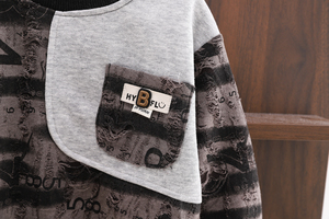 <span class=keywords><strong>ชุด</strong></span>เสื้อผ้า<span class=keywords><strong>เด็ก</strong></span>ผู้ชาย 2 ชิ้น ลายการ์ตูน ผ้าฝ้ายทอ สไตล์ลำลอง คุณภาพสูง ขายส่ง - Product Image 5