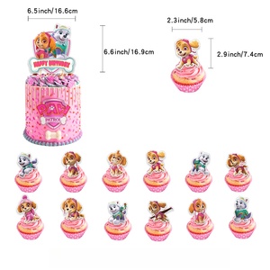 Patte rose chien <span class=keywords><strong>patrouille</strong></span> thème fête d'anniversaire décorations enfants cadeau d'anniversaire ballon patte chien <span class=keywords><strong>patrouille</strong></span> anniversaire décoration pour enfants - Product Image 3