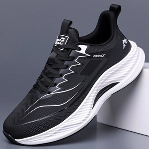 <b>Men</b> Running <b>Shoes</b> Synthetic Upper EVA Midsole Rubber Outsole Autumn Fashion <b>Lightweight</b> Breathable - Product Image 4