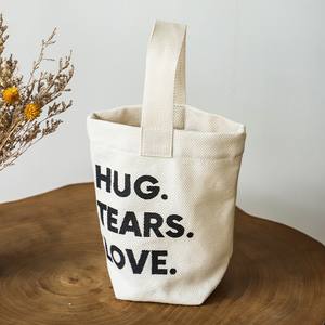 Bolsas de Mano de Lona de Algodón con Estampado Personalizado de Alta Calidad, Marca <span class=keywords><strong>GJH</strong></span>, 40x60x40cm, Asa Única, Modernas para Compras - Product Image 2