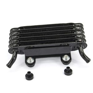 Resfriador de Óleo de Motor Preto para Motocicletas <span class=keywords><strong>Honda</strong></span> Yamaha 200mm 125CC-250CC Universal - Product Image 1