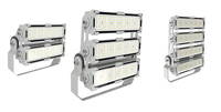 Projecteurs LED industriels à haute puissance 320W, étanches IP67, avec garantie de 5 ans, 48000 lumens, angle de faisceau 30-120°