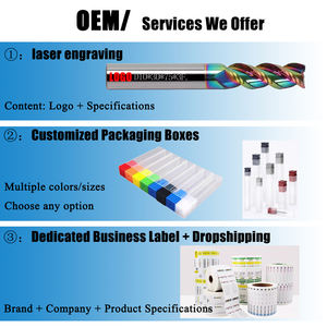 لقواطع التفريز الماسية MCD مقاس 1/2 بوصة، قاطع تفريز بزاوية <span class=keywords><strong>45</strong></span> درجة لأدوات تلميع الأكريليك - Product Image 4