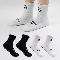 OEM ODM Vente en gros Chaussettes de sport de haute qualité Crew Elite Grip Antidérapantes pour le football, le sport et le soccer pour hommes