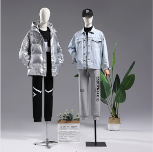 Demi échelle taille haut du corps <span class=keywords><strong>buste</strong></span> homme robe forme mâle couture <span class=keywords><strong>Mannequin</strong></span> torse <span class=keywords><strong>avec</strong></span> <span class=keywords><strong>bras</strong></span> en bois réglable - Product Image 1