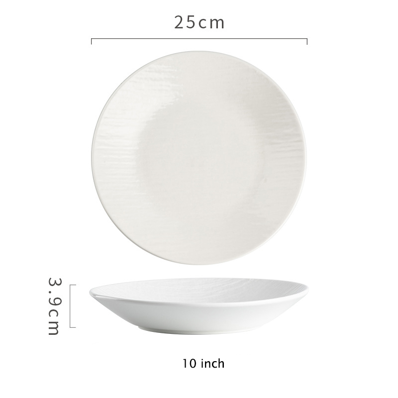 Piastra da 10 pollici (bianco)