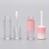 OMI 2.5ml Costom Envase Brillant À Lèvres Mignon Rose Teinte À Lèvres Bouteille Graduée Couleur En Plastique Brillant À Lèvres Emballage