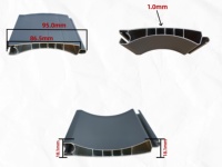 Porte de garage industrielle à enroulement en alliage d'aluminium anti-corrosion et antivol pour entrepôt, prix de gros