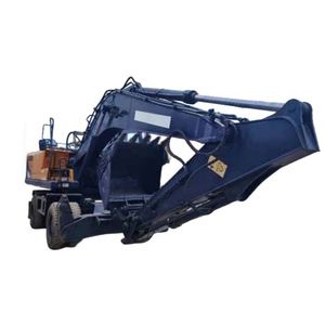 Excavatrice sur pneus Hyundai 210W-9 d'occasion en bon état, moteur Cummins, composants essentiels du moteur - Product Image 1