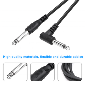 <span class=keywords><strong>1</strong></span> מטר 6.35mm מונו ג'ק <span class=keywords><strong>1</strong></span>/<span class=keywords><strong>4</strong></span> אינץ' כבל TRS גיטרה/מיקרופון/רמקול כבל כלי נגינה זכר לזכר נחושת טהורה ללא חמצן - Product Image 4
