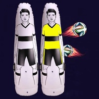 Mannequin gonflable de gardien de but de football professionnel en PVC de 0,6 mm, mannequin de football pour l'entraînement sportif
